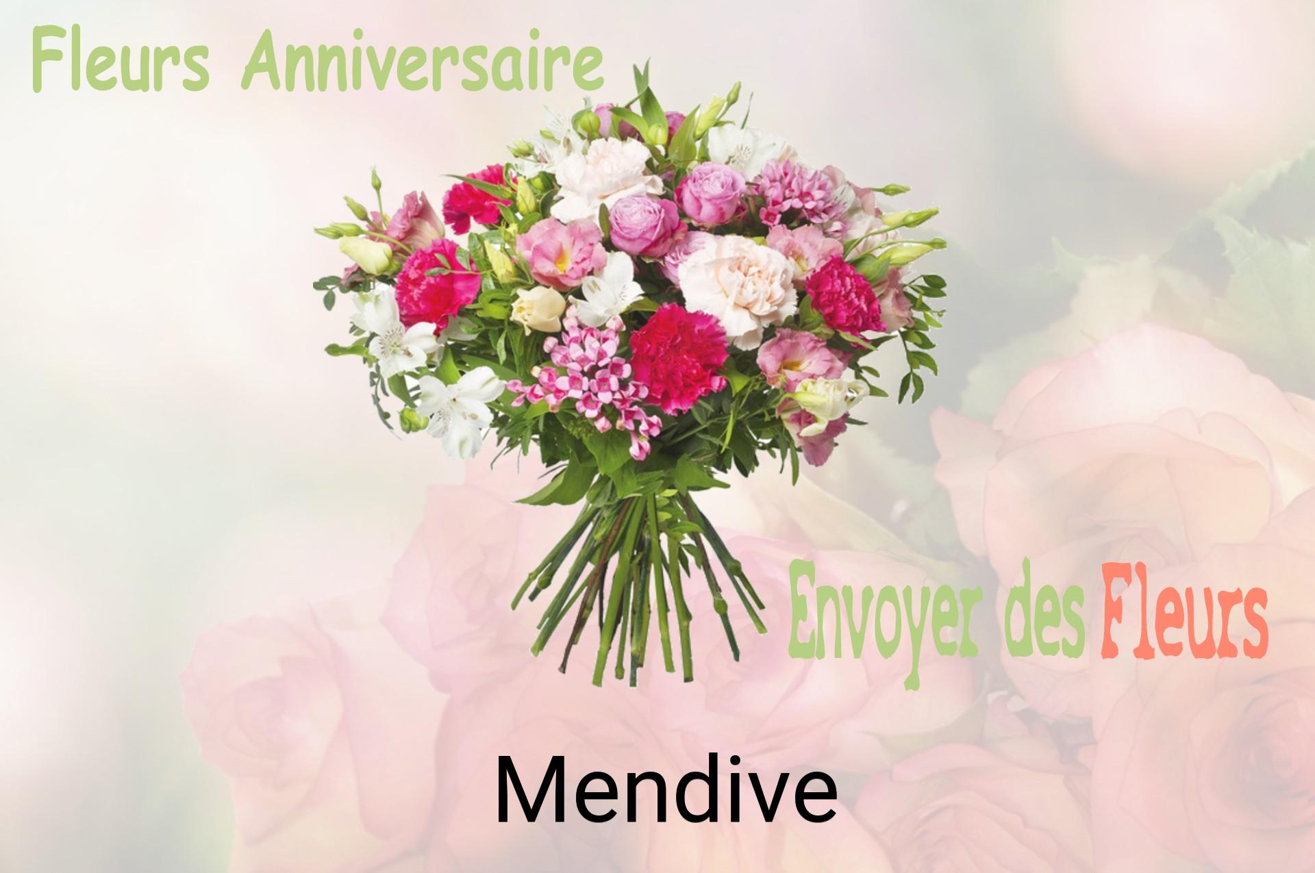 Bouquet de fleurs d’anniversaire livré à Mendive